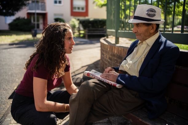 Lina Soualem et son grand-père